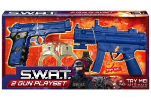 Two Gun Playset With Light & Sound Realistic sound effects Brand new