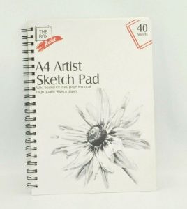 Artist Sketch Book Drawing Pad Spiral Bound White Paper A4 Art Craft ...
