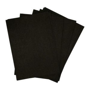 A4 Black Premium Card 15 Pack Art and Crafts Creative Scrapbook Hobby Office