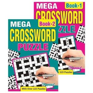 1 X A5 Mega Crossword Puzzle Book Books 225 Puzzles A5 Pages 1 & 2