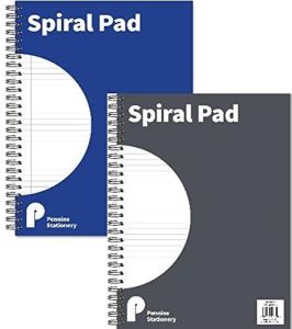 Spiral Pad 20 x 28cm 100 Pages With 60gsm Side Wirobound Notebook Pad
