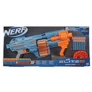 Nerf Elite 2.0 Shockwave RD-15 Dart Blaster, 30 Nerf Elite Darts