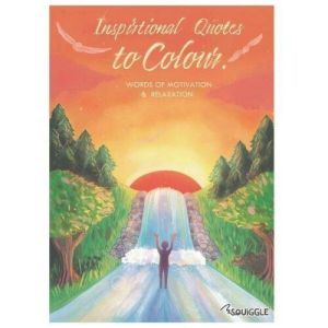 New Edition Inspiration Quotes Relaxing Colouring Book Relief Color Therapy