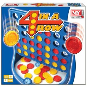 4 In A Row Game Family Board Games Traditional Kids Classic Multiplayer