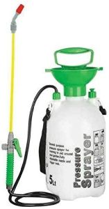Knapsack Pressure Sprayer 5L Pump Manual Garden Outdoor Weed Pest Killer Bottle