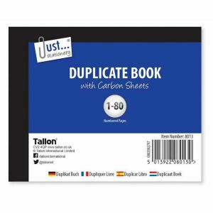 Duplicate Book Half Size - Carbon Sheets Copy Invoice Receipt Shop Office Work