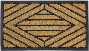 Comfort Coir Rubber Scraper Entrance Door Mat Non-slip Dirt Trapping Rubber Mat