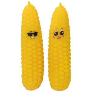 Meet Maizey and Kernal Corn Squeezable Sensory Toy Joke Putty Gift Like A Corn