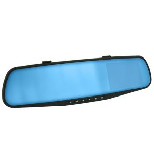 Dash Cam Car Rear View Mirror G Sensor Video Photo Camera Sound Recorder 4.3"