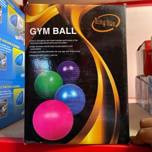 75cm Gym Ball With Assorted Colour & Highest Quality PVC Material For Yoga & GYM