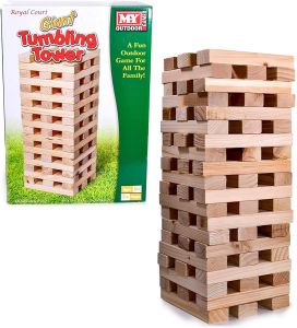 M.Y Outdoor Games - Giant Tumbling Tower - Family Garden Games