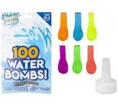 100 SELF SEALING WATER BOMBS - Kids Toys Games Summer Play Garden Pool