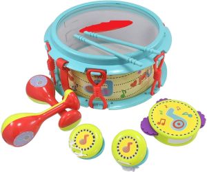 1st Drumset Early Learning Baby Musical Instruments for Children & Kids Boys and Girls Toys Gift