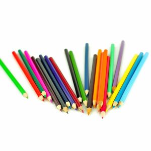22 X Colouring Pencils Assorted Mixed Drawing Colours Back To School Stationery