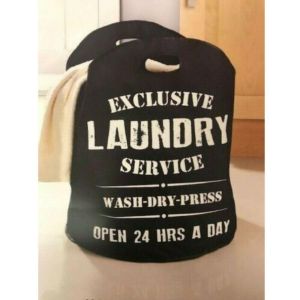 Large Laundry Bag Hamper With Handles Washing Bag Clothes Storage Bin Basket