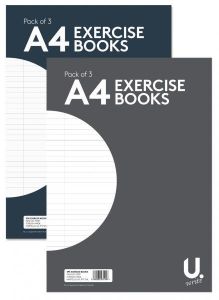 A4 Exercise Books School Office Stationery 16 Sheets Per Book x 1