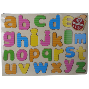 Kids Wooden Lower case ABC Alphabet Learning Puzzle Educational Game For Kids