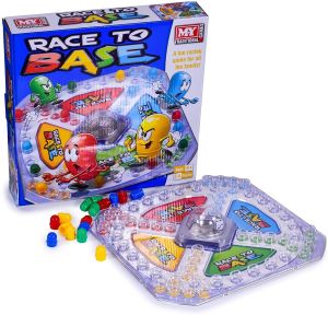 Race To Base Frustration Traditional Fun Family Kids Indoor Board Toy Game