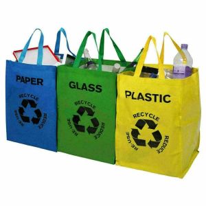 Clear Bin Bags For Recycling Storage Biodegradable Kitchen Bin Set Recycling Box