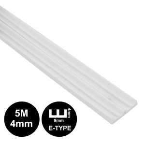 5M Rubber Seal Weather Strip Foam Sticky Tape Door Window Draught Excluder 8-4mm