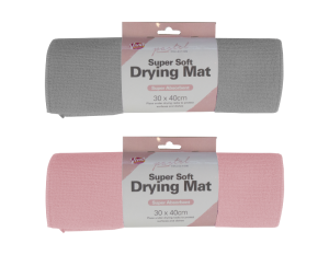 Dish Drying Mat Plain Colour Microfibre Glass 30 X 39 Cm- Kitchen Sink Drainer