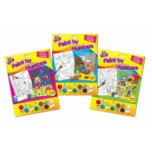 Artbox Paint By Numbers Junior Assorted - Kids Painting Fun Crafts Art