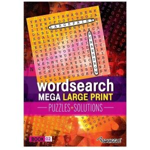 Large Print Word Search Book Teens Adult Brain Teaser Quiz Puzzle Activity Book