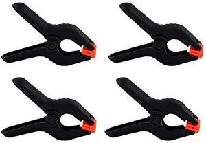 4Pcs Plastic Spring Clamps Grips Clips Market Stall Model Craft Tarpaulin 3'' 