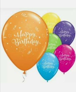 25Pc Happy Birthday Balloons For Party Jumbo Event Decoration Latex Assorted Colour