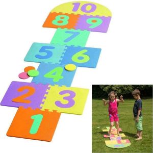 Giant Hopscotch Game In Colour Box "M.Y" Outdoor Game For Kids