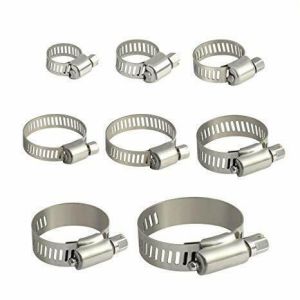 Hose Clamp Set 10 Piece Hose Clamps. Jubilee Clips set zinc plated