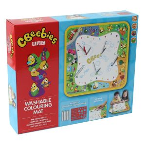 Cbeebies Kids Children Washable Drawing Colouring Mat Toddlers Creative Activity