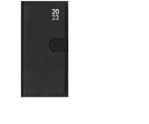 2023 Slimline Week To View Diary With Pen Premium Planner Organizer X 1 Black