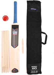 Cricket Set Size 5 Garden Outdoor Beach Game Kids Children Bat Ball Stumps Sets for Christmas Gift