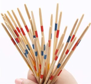 Wooden Pick Up Sticks Retro Traditional pick up sticks Gift Boxed