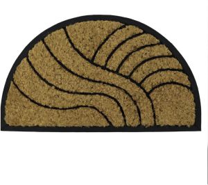 Half Round Door Mat Outdoor Heavy Duty Front Door Mat Comfort Halfmoon Coir Tuffscrape Anti Slip Entrance Mat