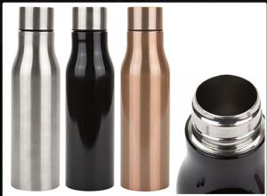 500ml Brushed Stainless Steel Vacuum Insulated Bottle for Hot and Cold Drinks