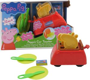 HTI Toys Peppa Pig Car Toaster Playset - With Lights & Sounds - Ages 12 Months +