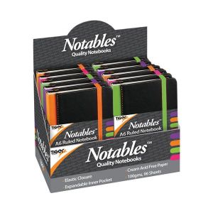 A6 Notables Soft Feel Notebook Assorted - 1 SINGLE