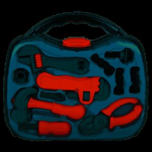 Tool Set In Acetate Carry Case role play DIY education boys age 3 +