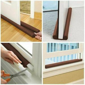 Door Draft Stopper Double Sided Keep Hot Air Out Draft Guard Sound Proof Blocker
