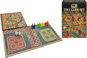 Traditional Board Game Classic Bingo Chinese Checkers 2 in 1 Snake&Ladder Ludo