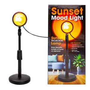 Sunset Warm Corner Floor Lamp Modern Colour LED Standing Mood Projection Lights