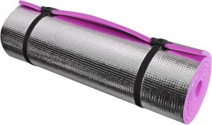 Camping Roll Mat Waterproof Insulated Roll Up Foam Camp Mattress Yoga Roll Mat Pink