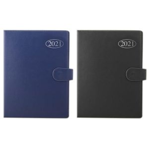 2021 A5 Pocket Personal Organiser Week to View Diary Address Book and Pen with Magnetic Closure x 1 Random Color Will be Sent