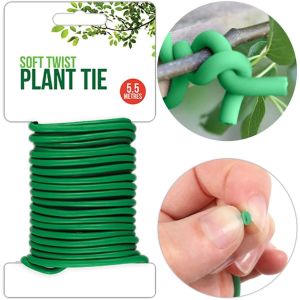 5.5M Soft Twist Wire Garden Cable Ties for Plants Ties for Gardening Climbing