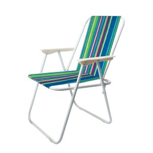 Set Of 2 Folding Picnic Chair With 600D PVC Coated Fabric & Lightweight For Garden, Picnic & Camping