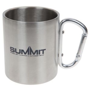 Stainless Steel Carabiner Mug - Summit Camping / Outdoor Eating / Drinking Gear