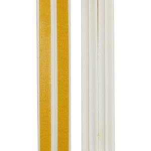 White Draught Excluder Self Adhesive Rubber Door Window Seal Strip EPDM P Type