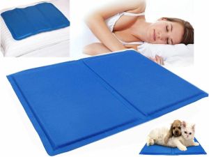 NEW COOL GEL PAD PILLOW MAT LAPTOP CUSHION SLEEPINNG SOFA YOGA BED AID